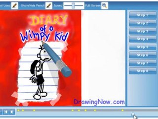 How to draw Diary of a Wimpy Kid