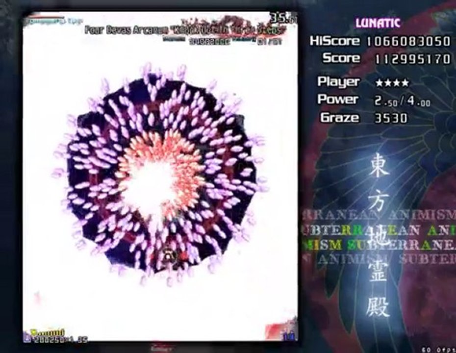 Touhou 11 SA - Lunatic Walktrough- Parte 1