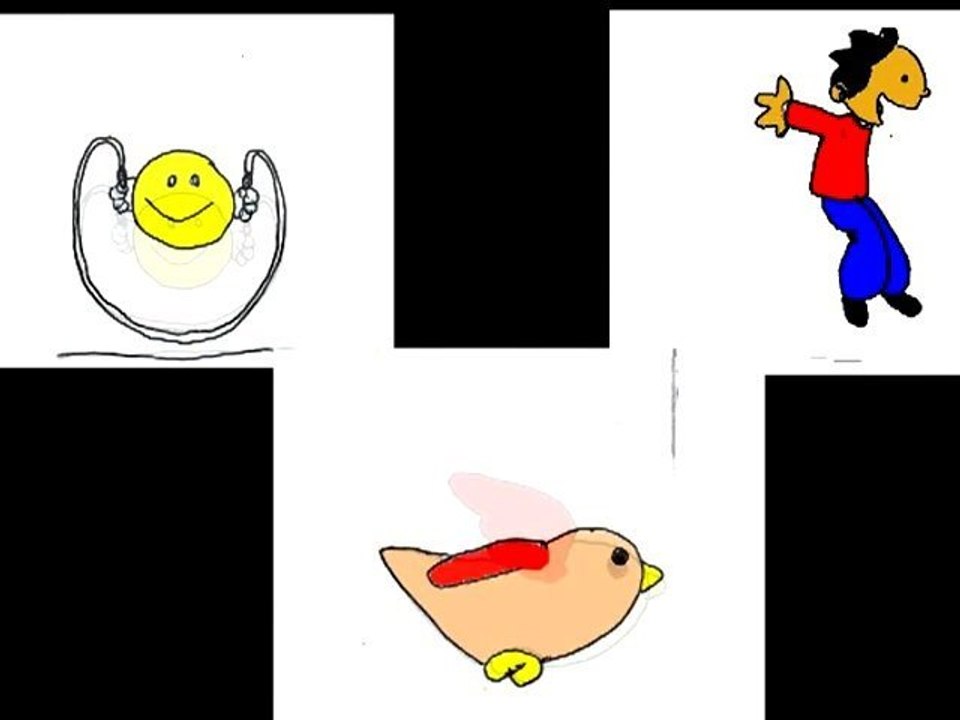 dessin animé (séries de 12 images pour jouets optiques)