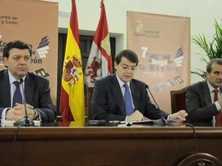 Mañueco en el congreso del  Juego en castilla y leon