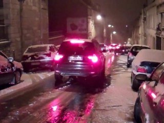 La neige s'invite à Boulogne-sur-Mer