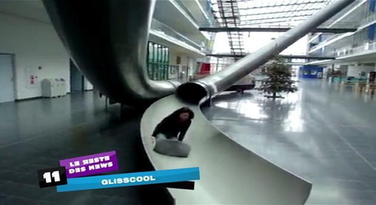 Un toboggan géant dans une fac !