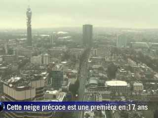 La Grande-Bretagne sous la neige