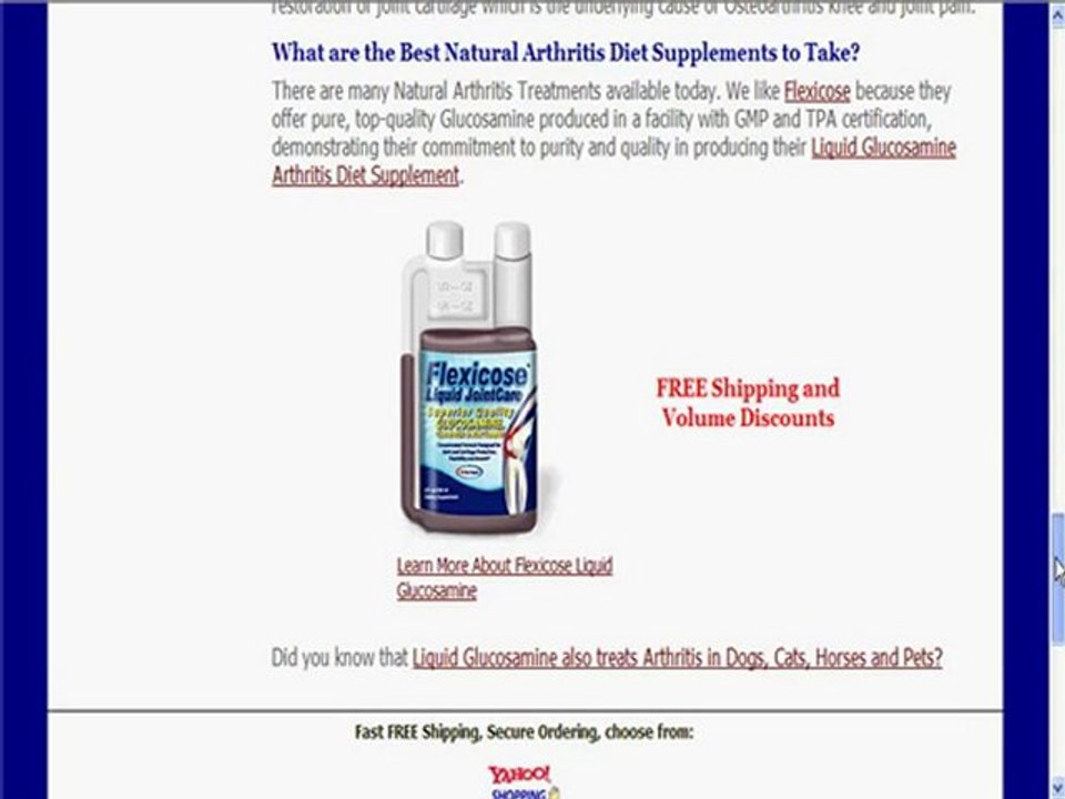 Glucosamine Side Effects