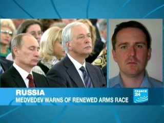 Russia's Medvedev warns West of 'new arms race'