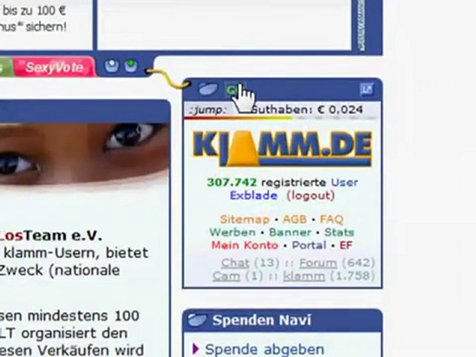 Klamm Online Geld verdienen www.klamm.de/?refid=329704