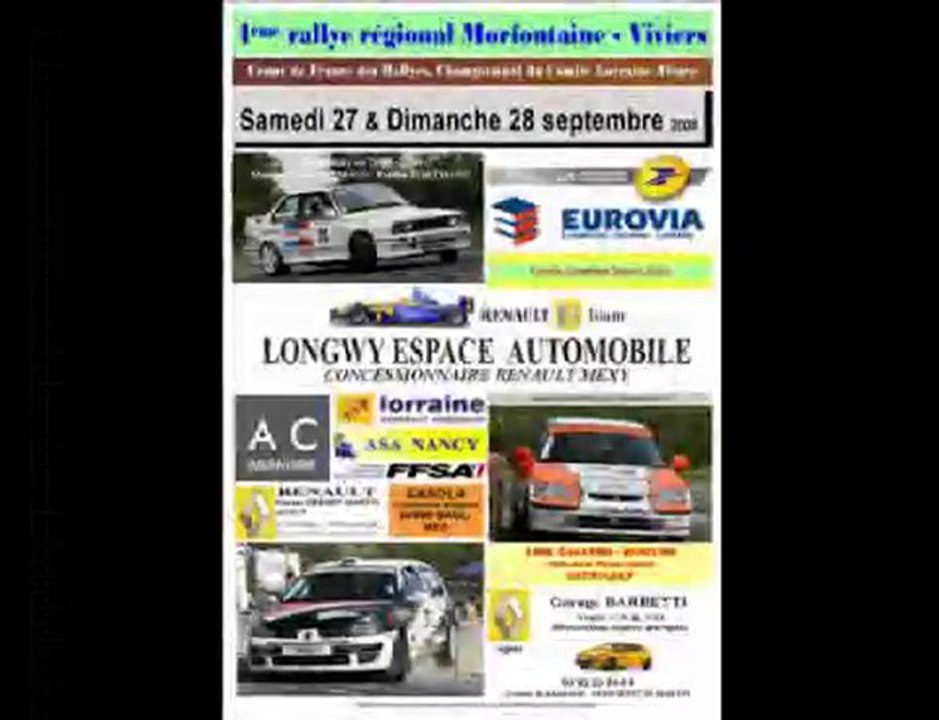 Rallye de Morfontaine-Viviers 2008 (1ère partie)