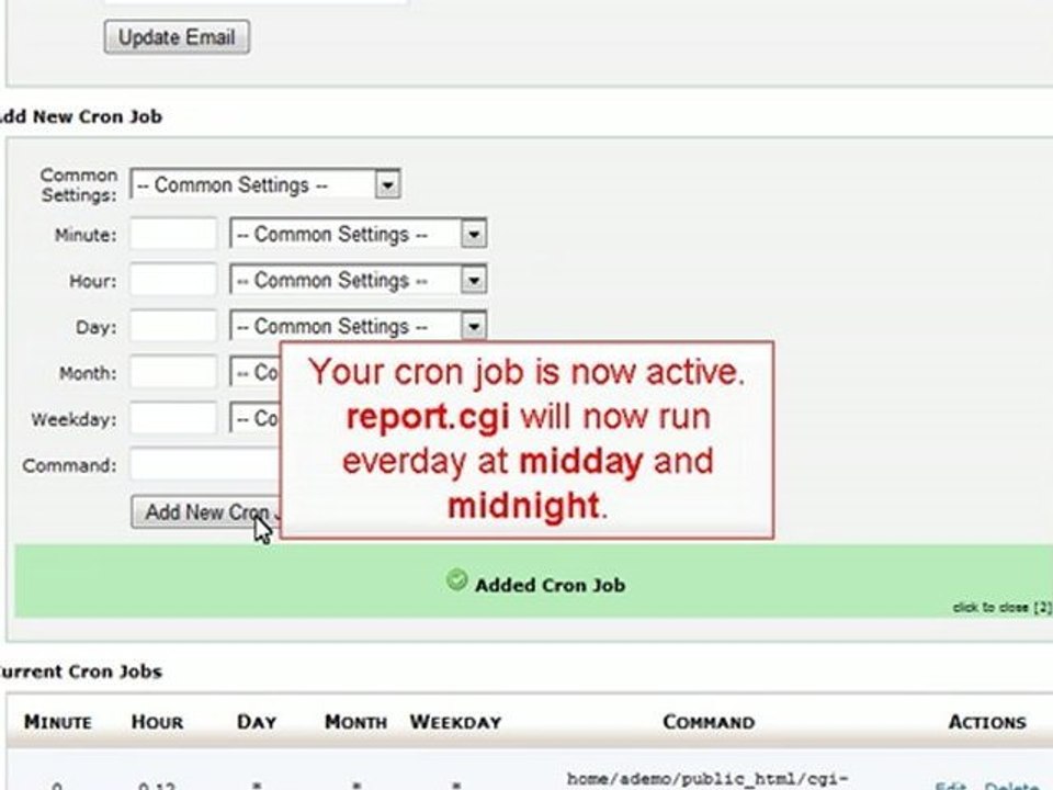 WordPress Tutorial - Cronjob – OrderYourName.com
