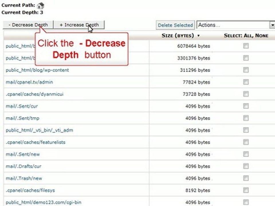 WordPress Tutorial - Disk Usage – OrderYourName.com