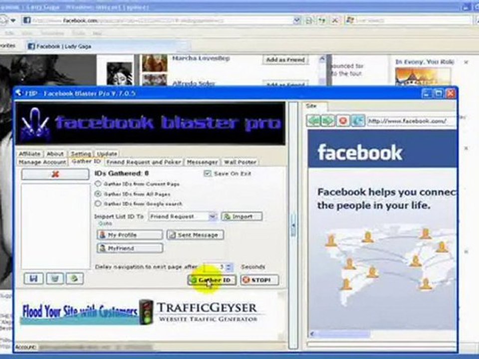 Get tons of free FaceBook friends with FaceBook Blaster Pro 2013 full cracked v11.0 !