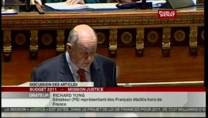 SEANCE,Projet de loi de finance pour 2011 - Budget de la justice