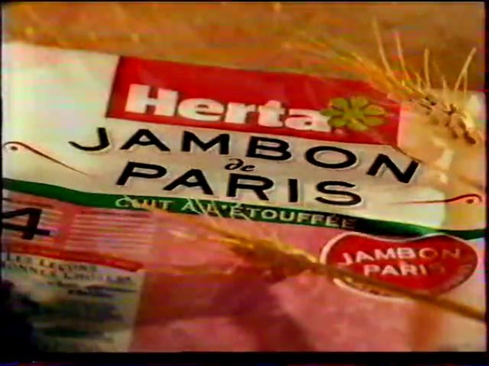 Publicité Jambon De Paris Herta 1998