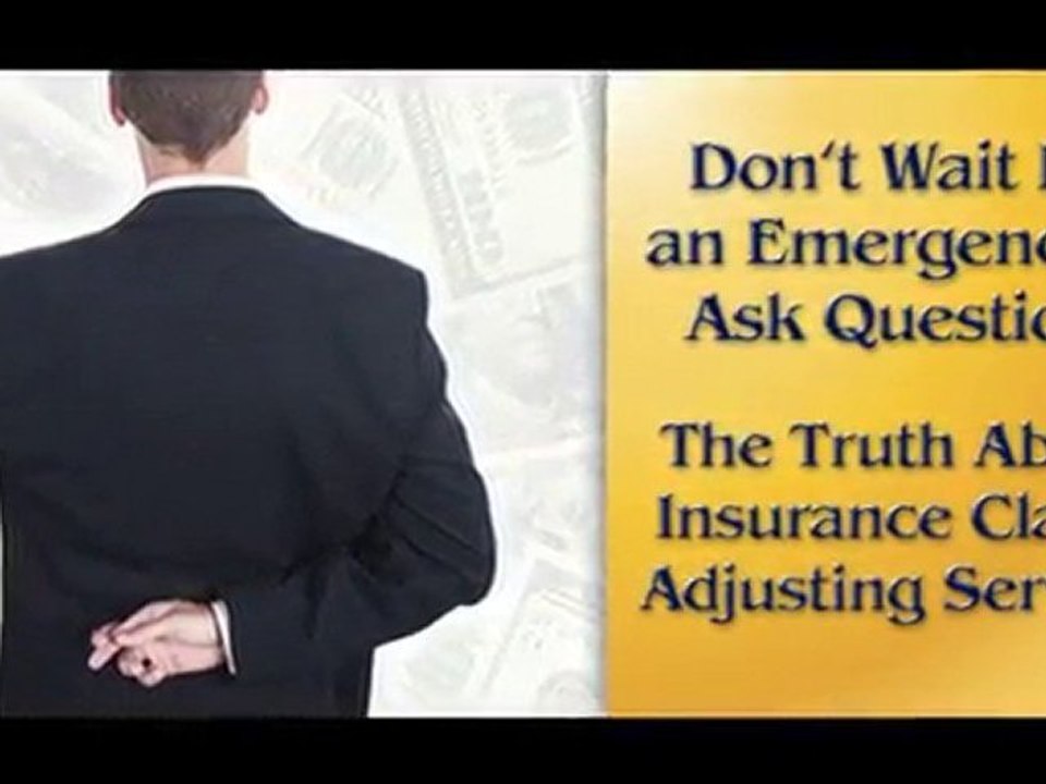 Public Adjuster Tip #1 Harris Claims Services