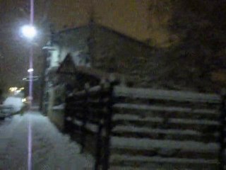 balade au petit jour dans la neige