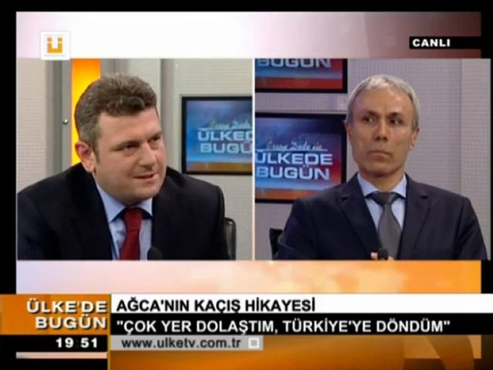 Mehmet Ali Ağca Ülke TV de Ersoy Dede nin Konuğu - 2