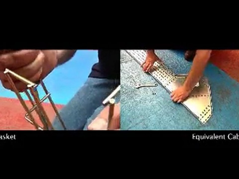 Installing Newlec Wire Basket Cable Tray | Newey & Eyre