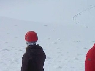 Escalade de glace, chute Montmorency