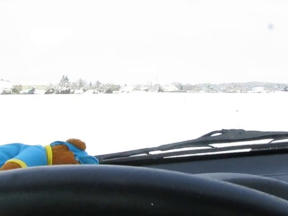 roulage sur neige...
