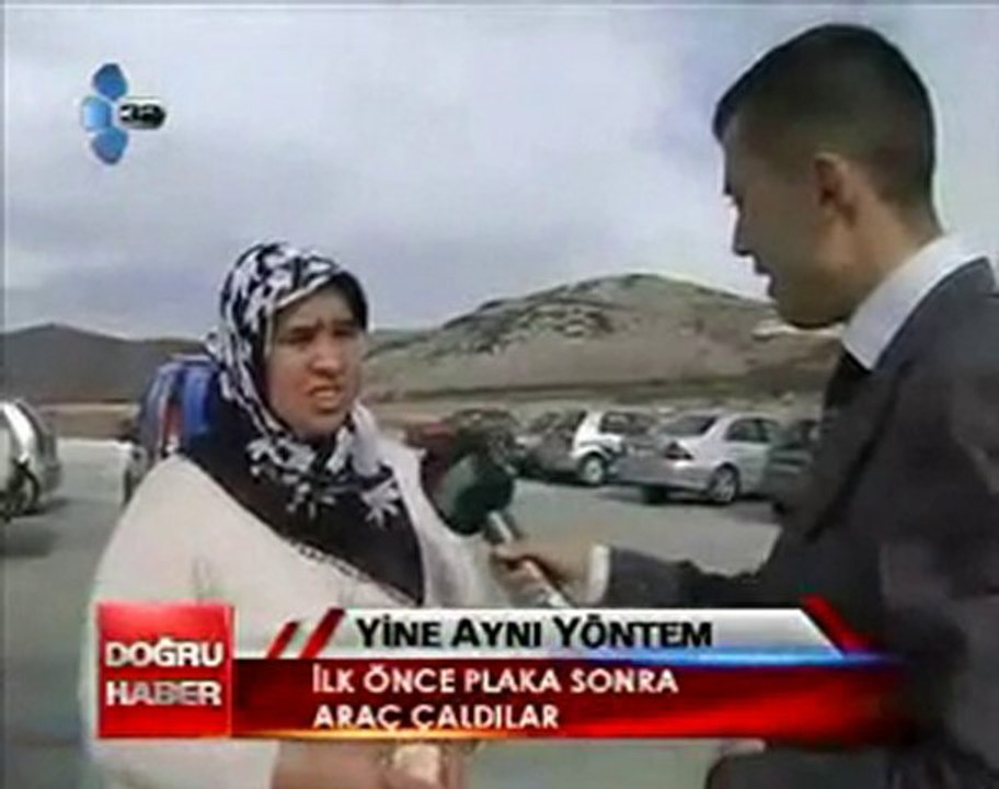 İlk Önce Plaka, Sonra Araç Çaldılar.