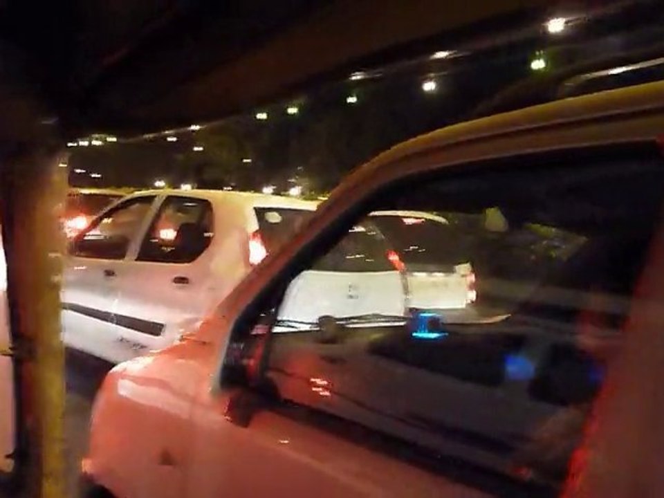 Inde 2010 - Delhi - Auto-rickshaw de nuit 3