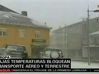 Ola de frío afecta a Europa