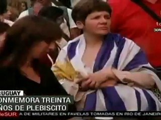 Uruguay celebra 30 años del Plebiscito que acabó con la dictadura