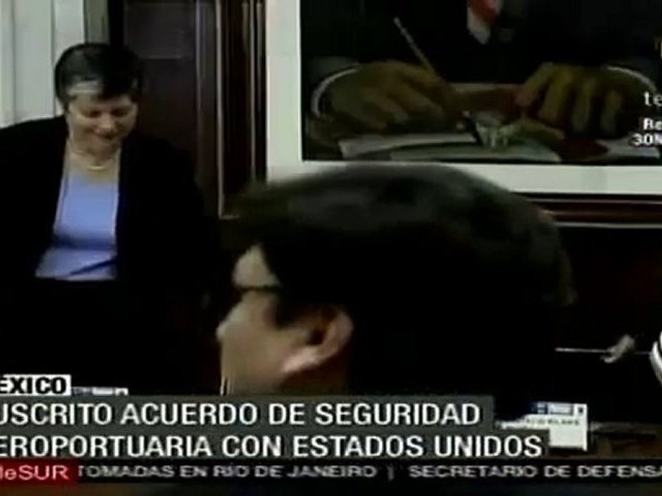 Acuerdo de seguridad aeropoutuaria entre México y Estados Unidos