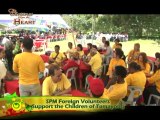 Foreign Volunteers Support the Children of Tamayong - SPM