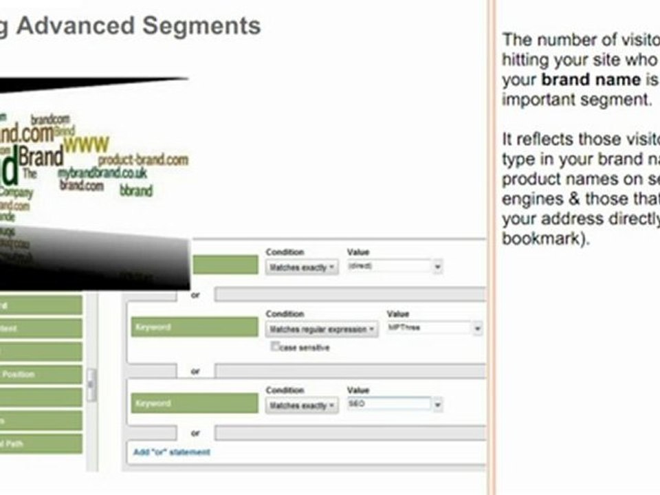 Web Analytics Training: Creating Advanced Segments