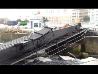 Accident sur la Passerelle N°3 à Cherbourg