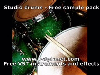 Studio drums - Free sample pack