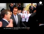 California Governor Arnold Schwarzenegger... - no comment