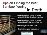 Perth Bamboo Flooring  Experts tradesmen