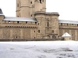 Le Château de Vincennes sous la neige