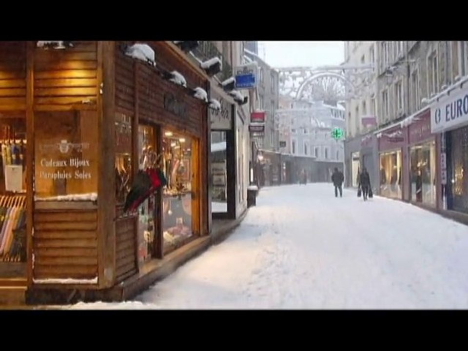 Neige à Cherbourg
