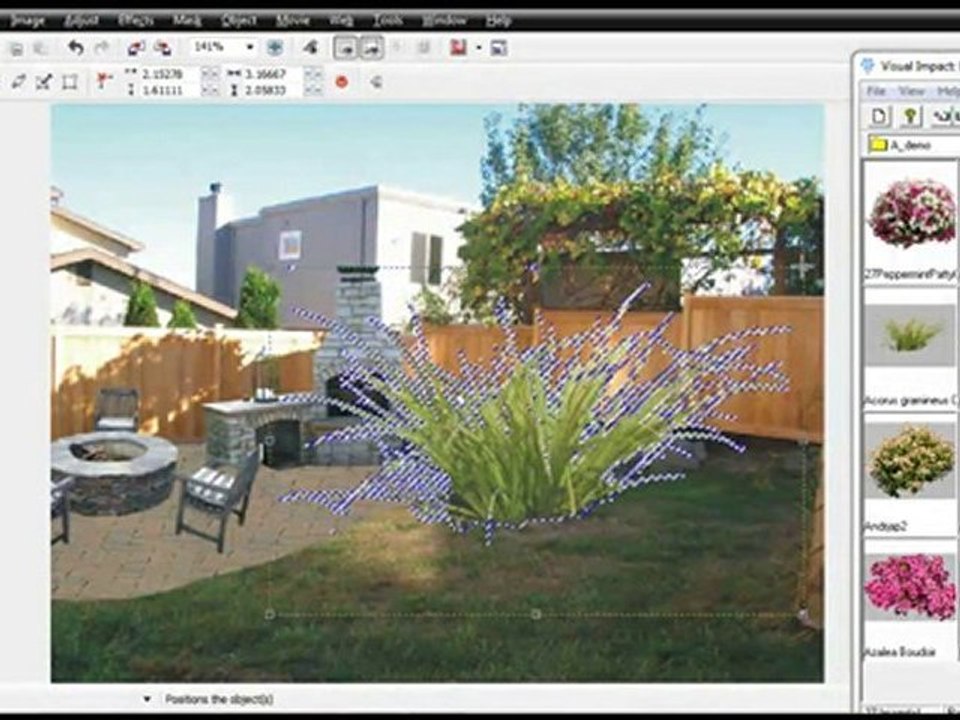 Create outdoor living areas with design software