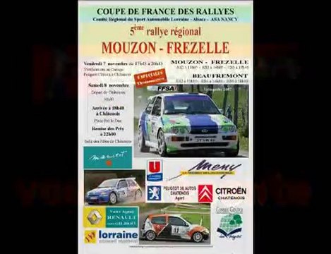 Rallye Mouzon frezelle 2008 (2ème partie)