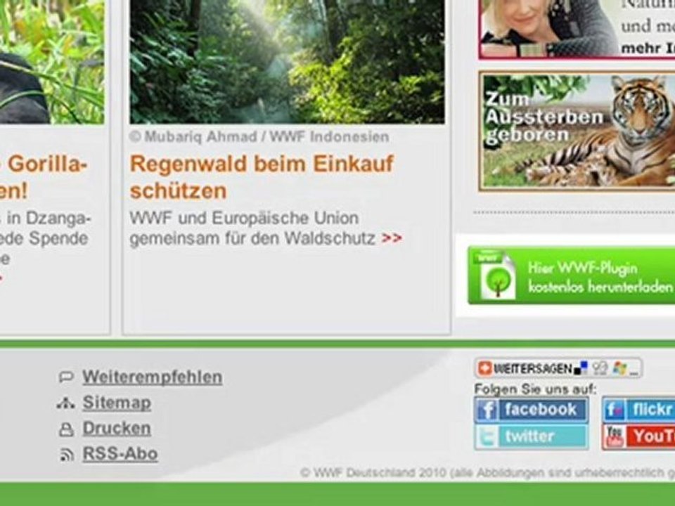 SAVE AS WWF, SAVE A TREE