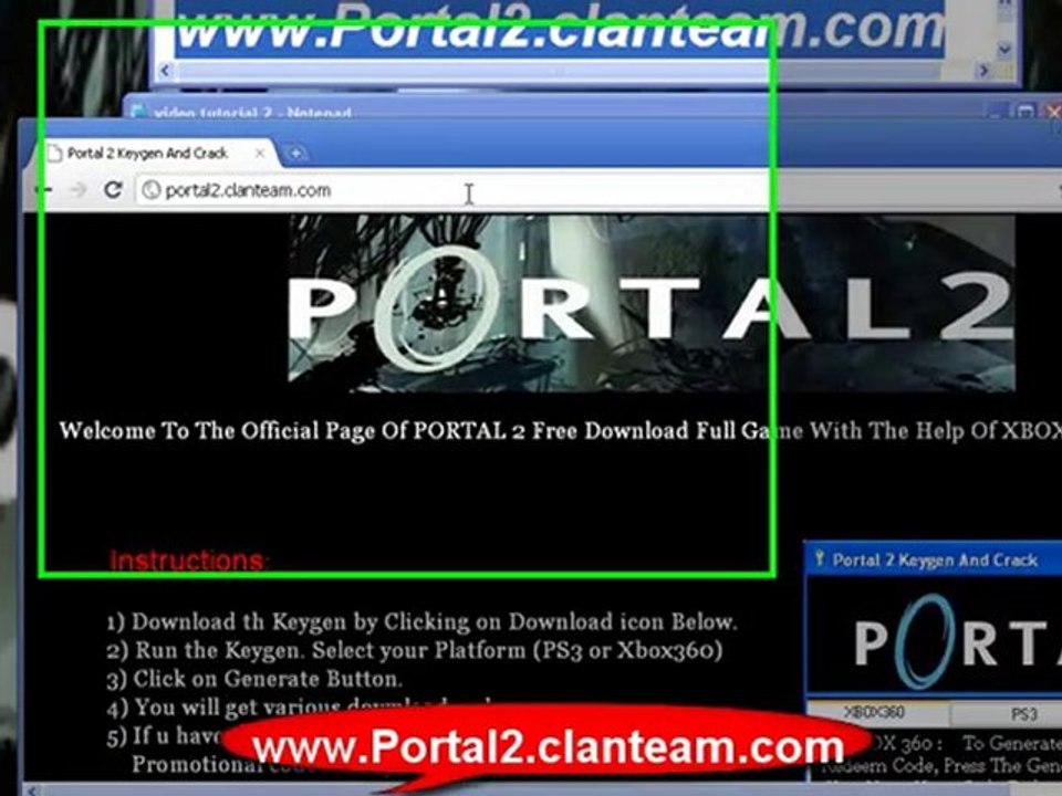 "Portal 2" First Look Preview Free Keygen