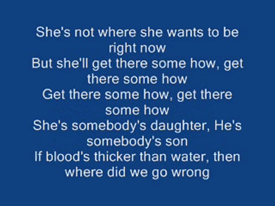 Blood is thicker than water (estranged loved 1s)