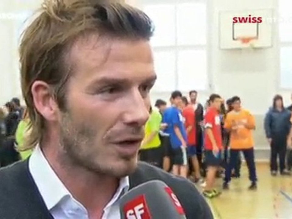 David Beckham in Zurich
