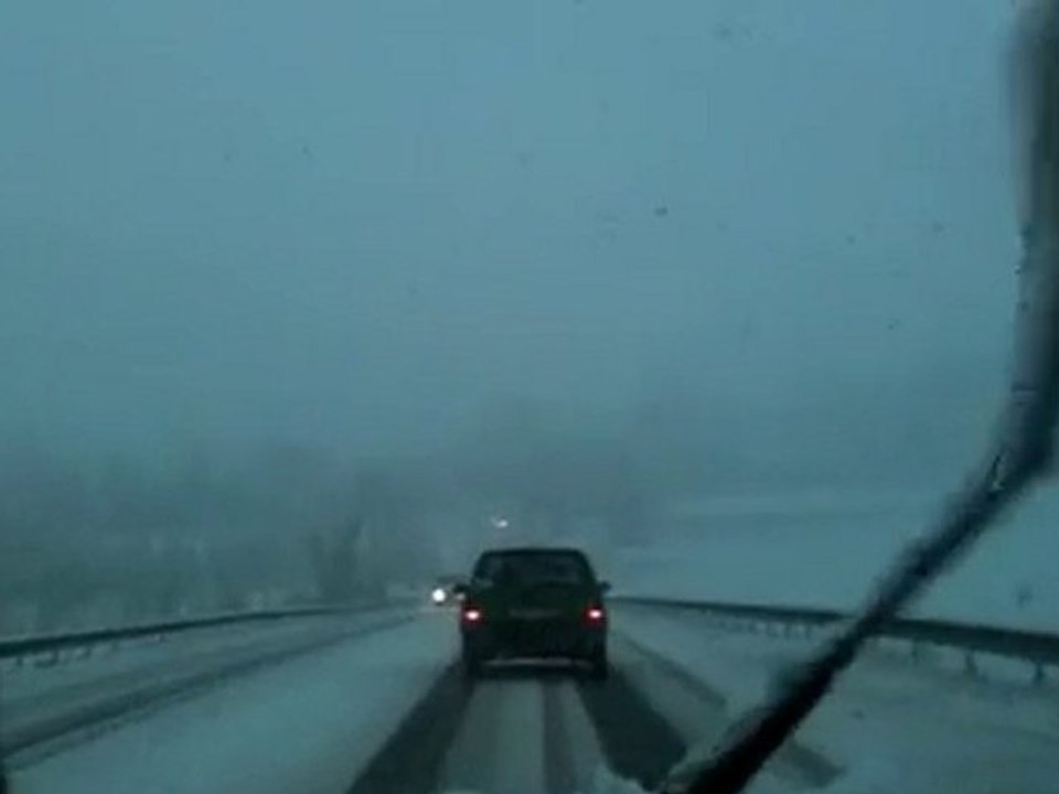 La neige sème la panique