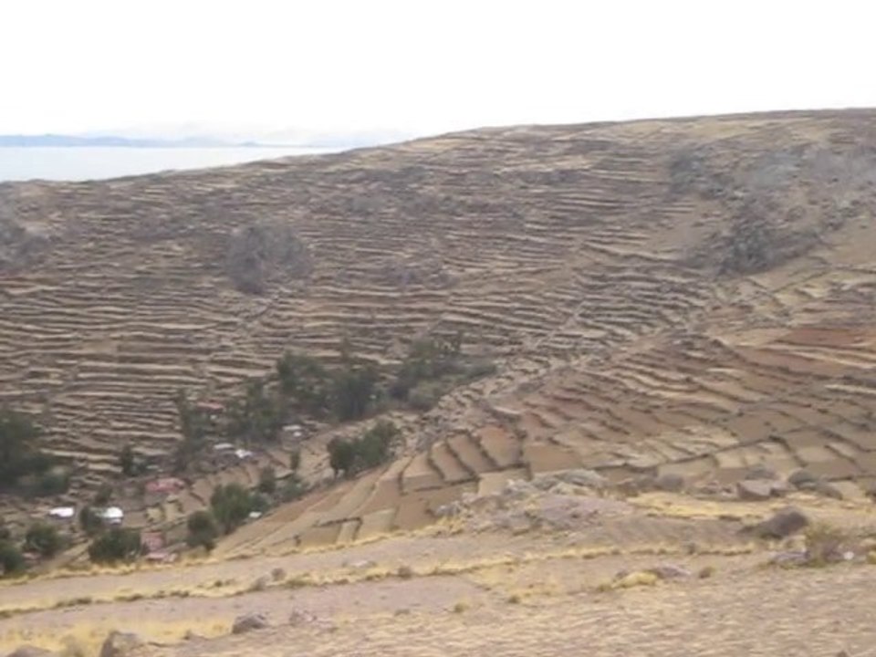 Vue sur le lac Titicaca