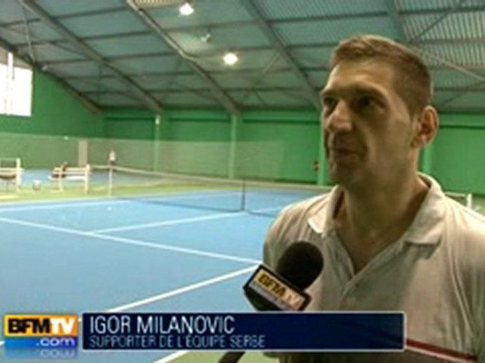 Coupe Davis : les supporters serbes se préparent