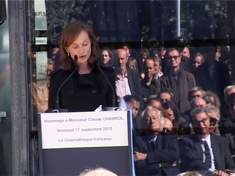 Hommage à Claude Chabrol, par Isabelle Huppert