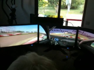 Simulateur Eyefinity 3 ecran 24"