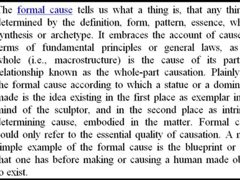 Aristotle's Metaphysics