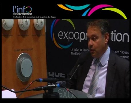 Vu sur Expoprotection : détecteurs incendie et DAAF design