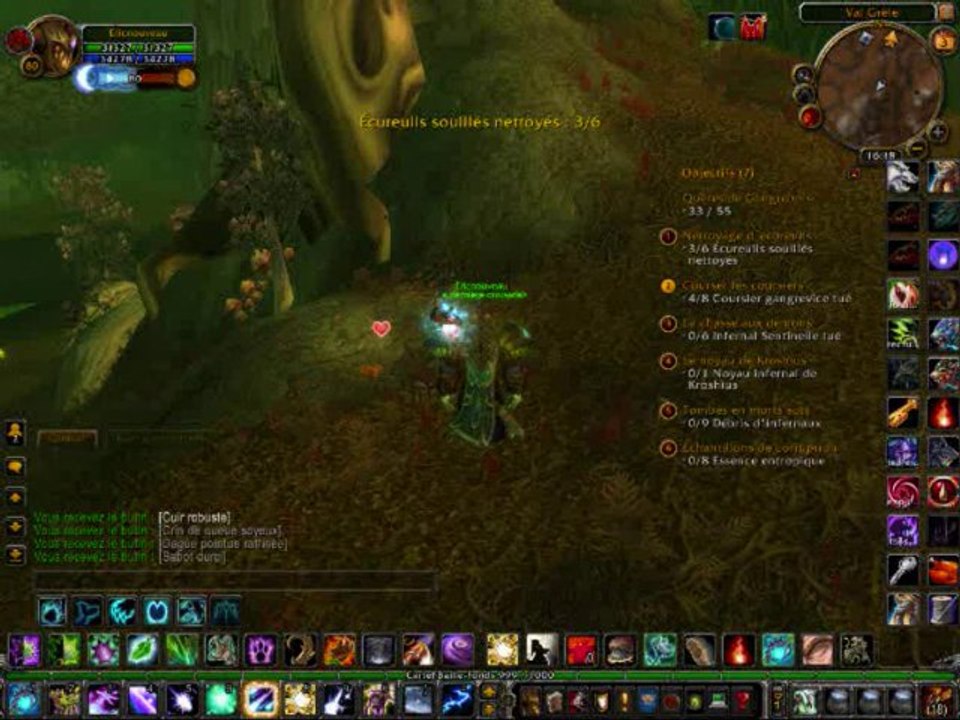 nettoyage d ecureuil wow