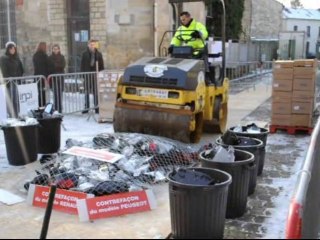 Destruction de rétroviseurs